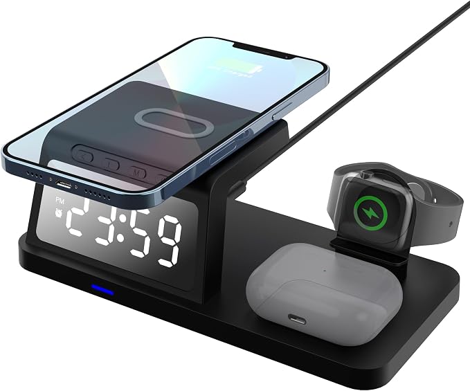 4-in-1 Wireless Charging Station by SIWMER