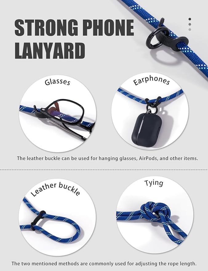 project-cb Phone Lanyard×1, Phone Tether Tab×2, Crossbody Cell Phone Lanyard - Image 3