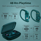 bmanl Wireless Earbuds Bluetooth Headphones 48hrs Play Back Sport Earphones - Image 3