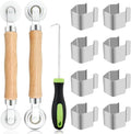 4 in 1 Screen Repair Kit, Screen Roller Tool Kit Inlcuded Metal/Nylon Screen by Unknown