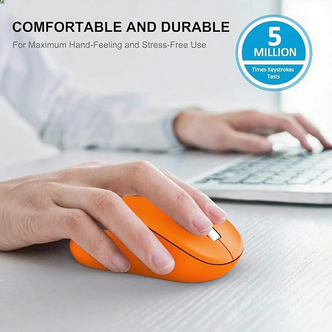 WisFox 2.4G Wireless Mouse for Laptop, Ergonomic Computer Mouse - Image 2