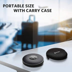 EMEET Bluetooth Speakerphone M2 Black Conference Speaker - Image 9