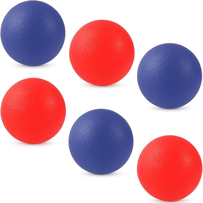 Liberty Imports 6 PCS Replacement Trackball Sport Chuck and Catch Ball Lacrosse by LibertyBrandsUS