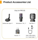 COMICA Uni Pro D Wireless USB Microphone - Image 2