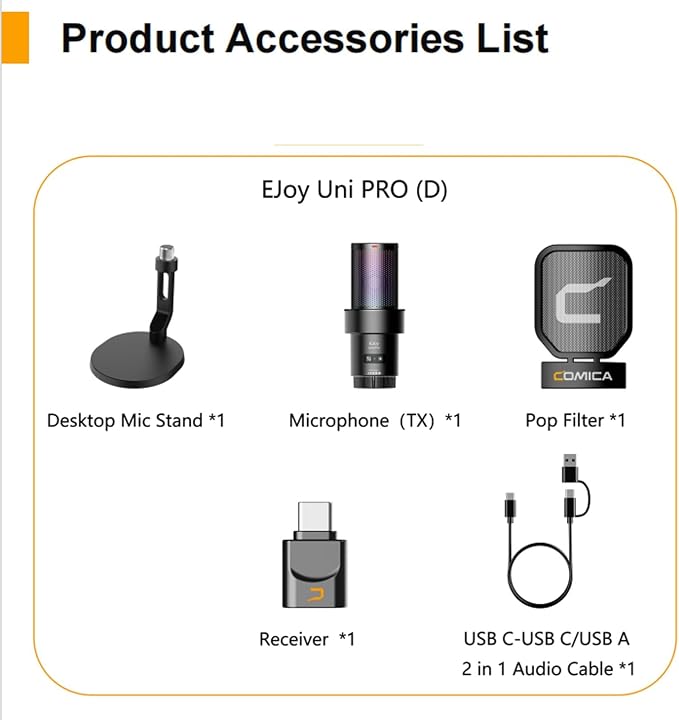 COMICA Uni Pro D Wireless USB Microphone - Image 2