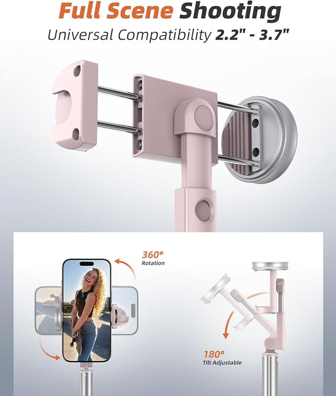 62" Phone Tripod & Selfie Stick, Tripod - Image 5