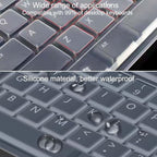 Ultra Thin Desktop PC Silicone Clear Keyboard Cover Skin Protector - Image 3