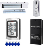 Door Access Control System 600lb Electric Magnetic Door Lock Kit Waterproof by YUHANUS