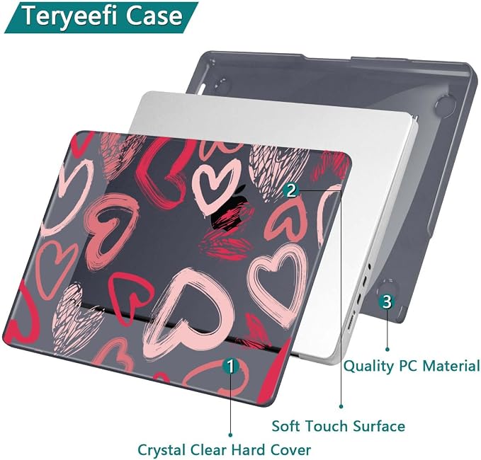 Teryeefi Design Case for MacBook Pro 14 inch 2025 2024 2023 2021 Release M4 - Image 5
