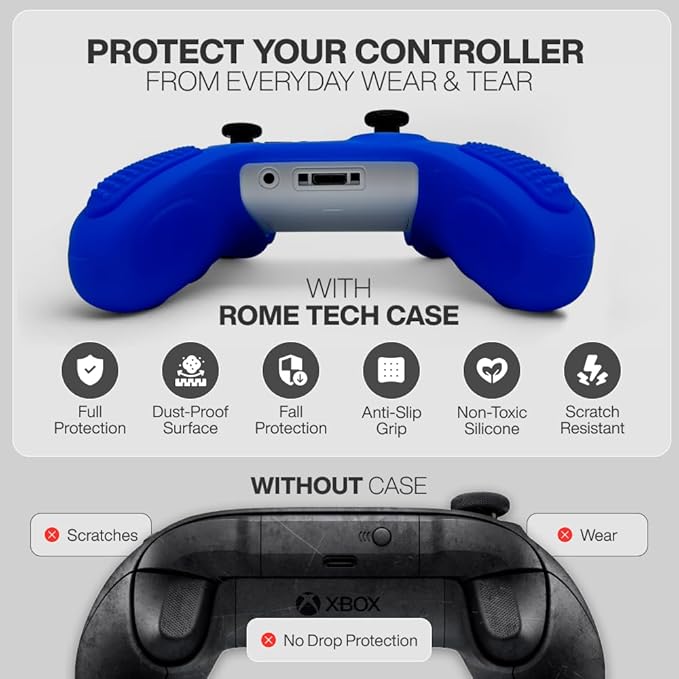 for Xbox Controller Series X/S Silicone Protective Cover, Soft Skin Xbox - Image 5