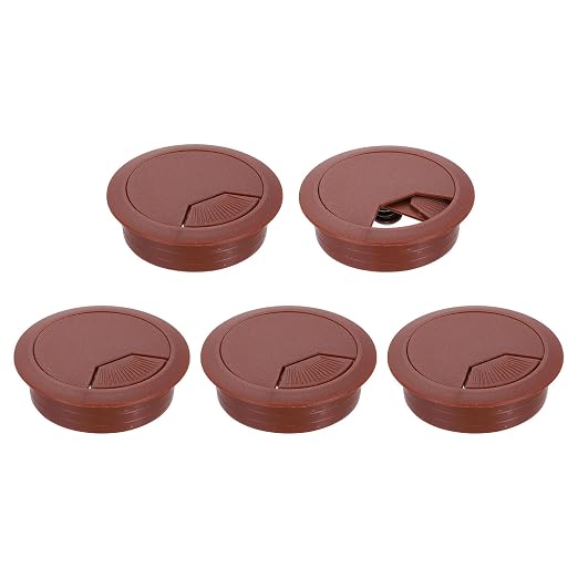 uxcell 5 Pcs 53mm Desk Grommet, Plastic Cable Hole Cover, Wire Cord Cable by uxcell
