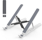 Laptop Stand for Desk, Adjustable Laptop Riser ABS+Silicone Foldable Portable by Tonmom