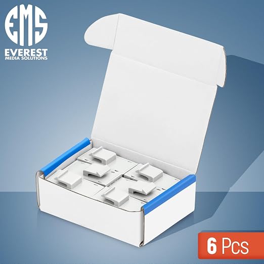 Everest Cat6 RJ45 Keystone Coupler in White - Image 2