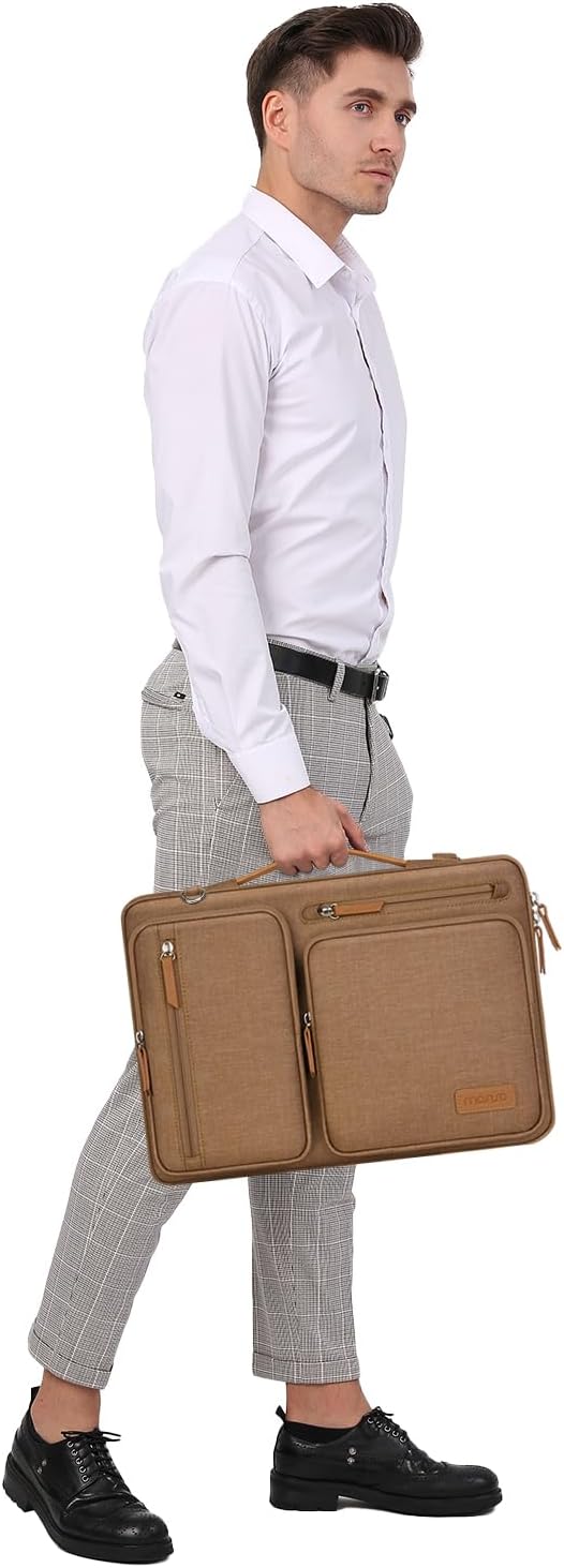 MOSISO 360 Protective Laptop Shoulder Bag, 15-15.6 inch Computer Bags Compatible - Image 7