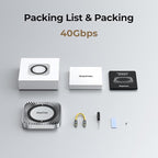 40Gbps Aluminum Hub & Stand for New M4/M4 Pro Mac Mini - Image 8
