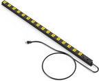 JUNNUJ Long Metal 16 Outlet Power Strip, Heavy Duty Power Strips Surge by JUNNUJHome