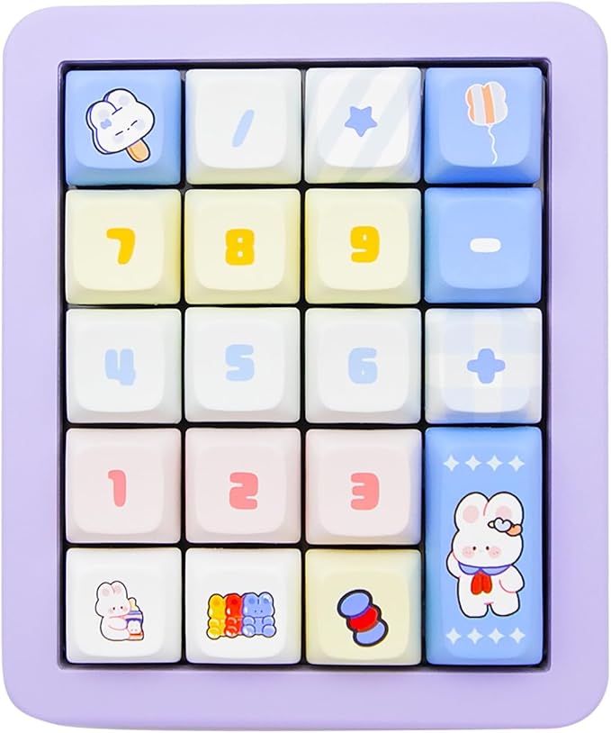 Adventurers K812 Wired Mechanical Numeric Keypad, 19-Key Hot-Swappable RGB - Image 9