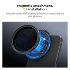 K&F Concept Clip On 67mm Variable ND2-32 Magnetic Phone Lens Filter Kit - Image 2