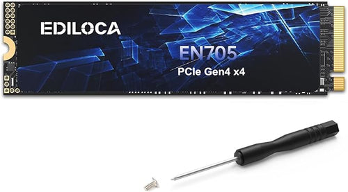 2TB SSD NVMe M.2 2280 PCIe Gen4 x4 Internal Solid State Drive by EDILOCA