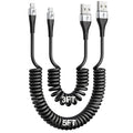 iPhone Charger Cable for Car, Retractable Charging Cord Compatible by PRAKIE