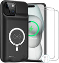 Battery Case for iPhone 15 Plus, 12000mAh Rechargeable Portable Charging Case by ZUEUS
