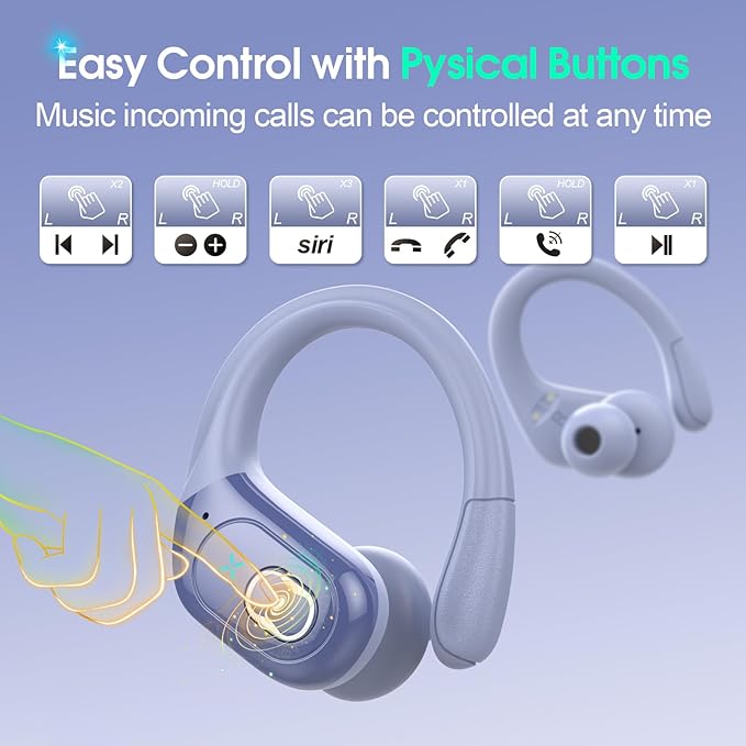 Wireless Earbuds 75hrs Bluetooth 5.4 Headphone Sport, 2026 Bluetooth Earbuds - Image 7