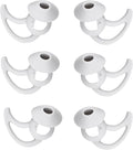 3 Pairs Earbuds Replacement Tips Large，Silver Earbud Tips ，Silicone Eartips by CYADCI