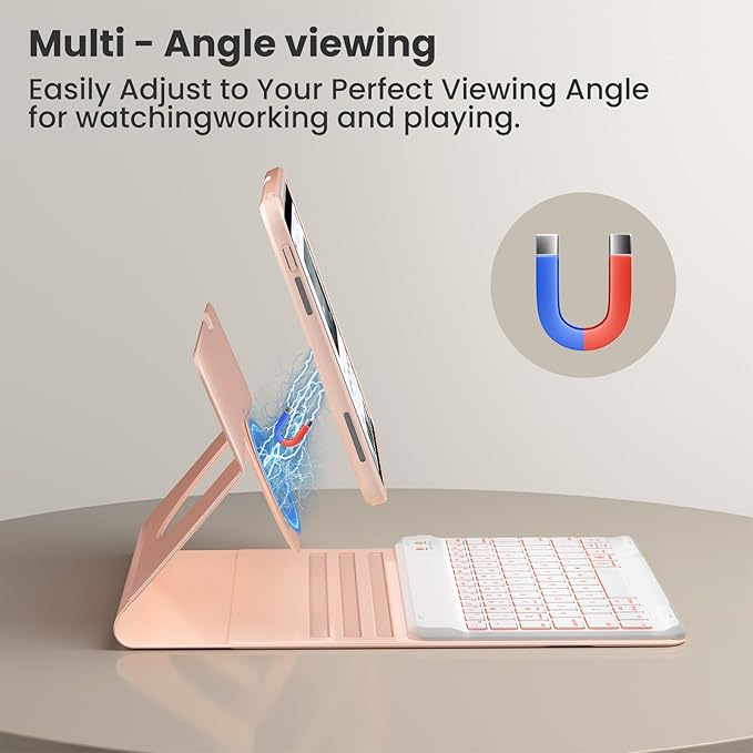 Magnetic Keyboard Case for iPad Air 5th 4th Generation 10.9 inch Pro 11 - Image 7