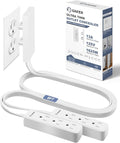 Saker Outlet Cover Extension Cord | 8ft Flat Extension Cord by Saker