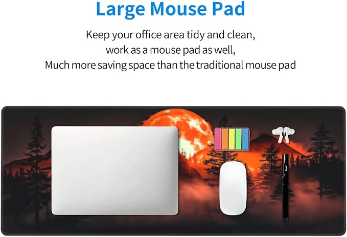Extended Gaming Mouse Pad, Large Desk Mat XL Anime Mouse Pad Waterproof - Image 6