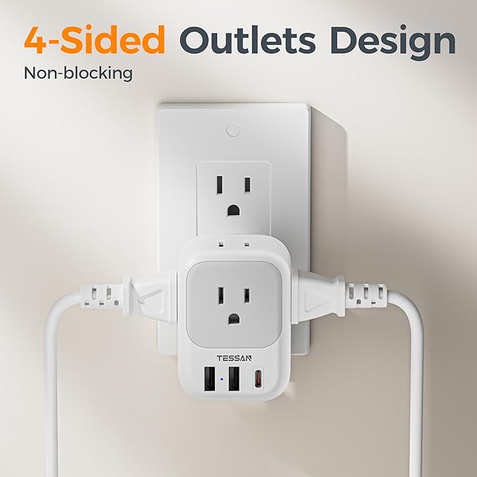 TESSAN USB C Charger Block 20W PD, Fast Charging Adapter Wall Plug, Power - Image 4