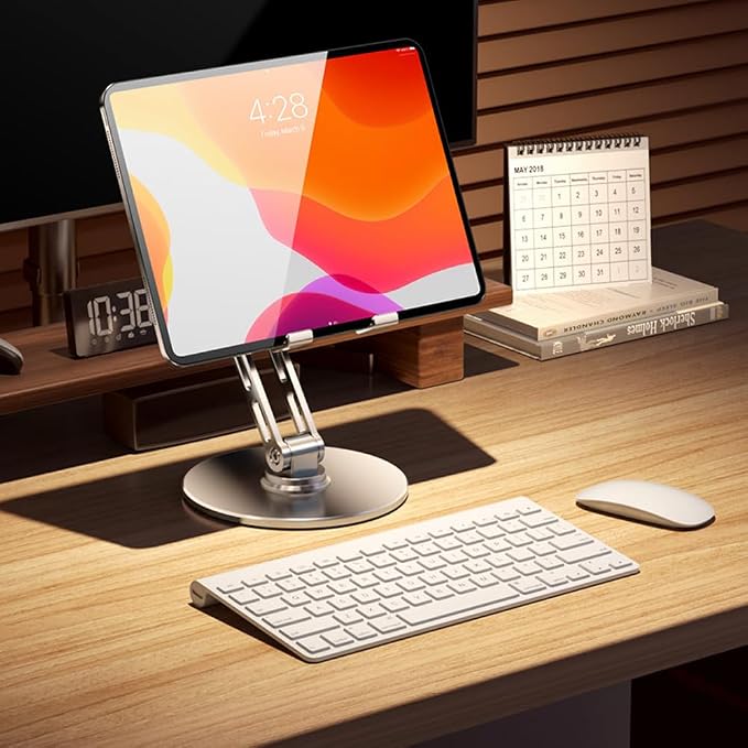 360° Rotating for iPad Stand for Desk Cell Phone Holder Adjustable Tablet Stand - Image 3