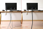 Alex Tech 25ft - 3/8 inch Cord Protector Wire Loom Tubing Cable Sleeve Split - Image 4