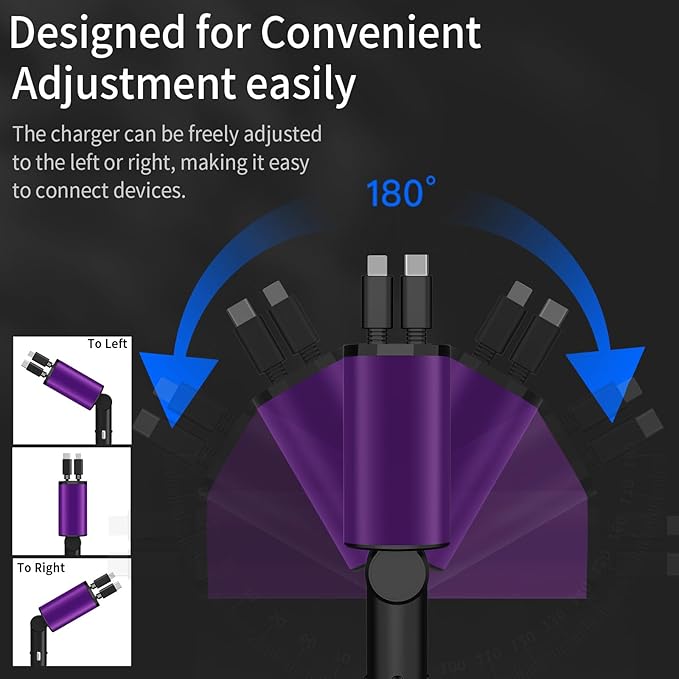 Retractable Car Charger Compatible - Image 5