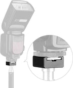 Updated Anwenk Flash Cold Shoe Mount Adapter Flash Shoe Mount Flash Stand - Image 4
