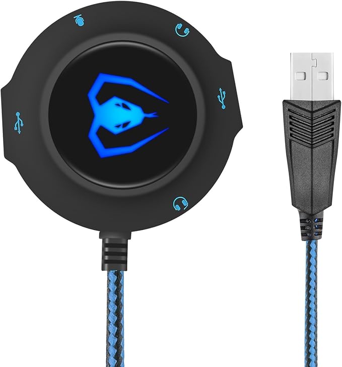 Micolindun External Sound Card USB Hubs Audio Adapter to USB Port & 3.5mm Audio - Image 7