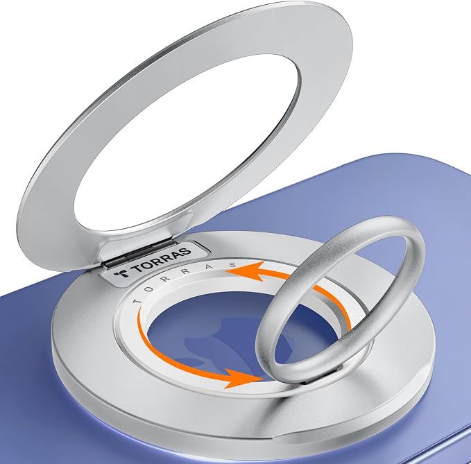 TORRAS 2025 Upgrade Fit for MagSafe Phone Grip Ring Holder Compatible by TORRAS