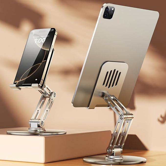 360° Rotating for iPad Stand for Desk Cell Phone Holder Adjustable Tablet Stand - Image 5