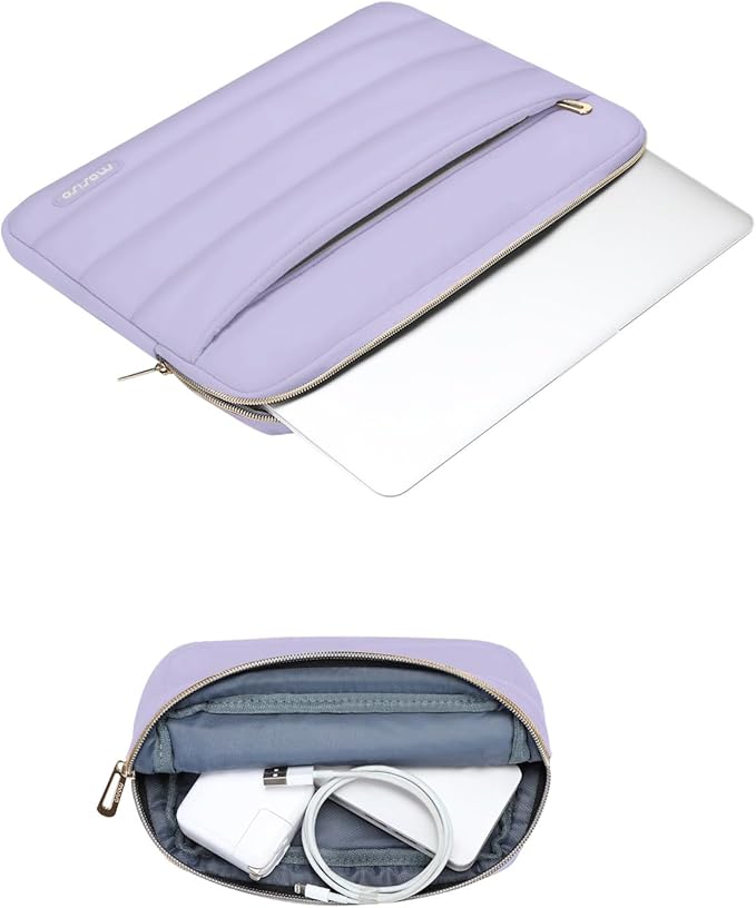 MOSISO 15-15.6 inch Laptop Case, 16 inch Puffy Laptop Sleeve Compatible - Image 2