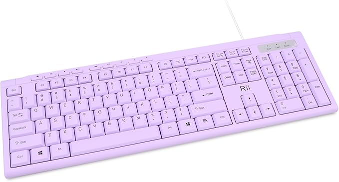 Rii RK907 Ultra-Slim Compact USB Wired Keyboard - Image 3