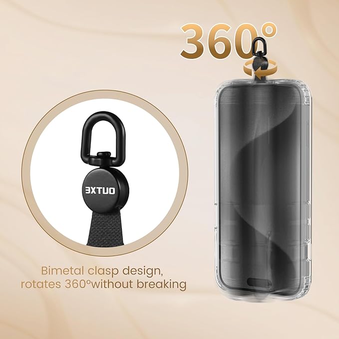 OUTXE Phone Tether Tab Rotatable 360°, 4 Pack Phone Lanyard Patch - Image 4