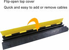 Rubber Cable Ramp Cord Cover Cable Protector Ramps Wire Hose Protective 2 - Image 3