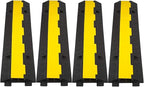 CXRCY Cable Ramp 4 Pack 2 Channel 11000lbs axle Capacity Floor Cable Cord by CXRCY
