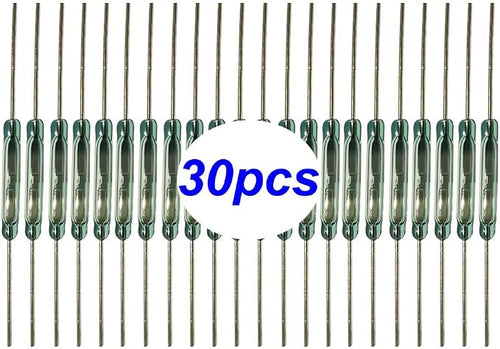30pcs Reed Switch, Normally Open Magnetic Induction Switch, Miniature Reed by Gebildet