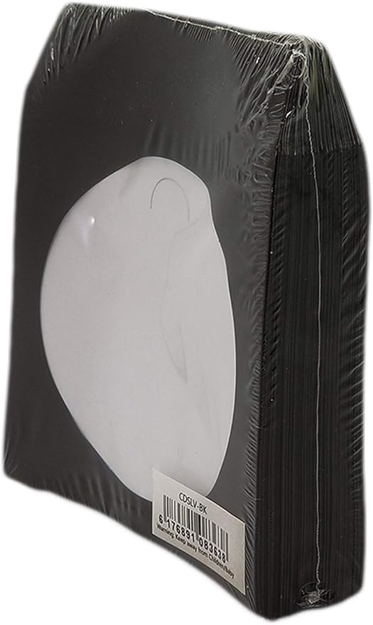 BestDuplicator Black Cd/DVD Paper Media Sleeves Envelopes - Image 2