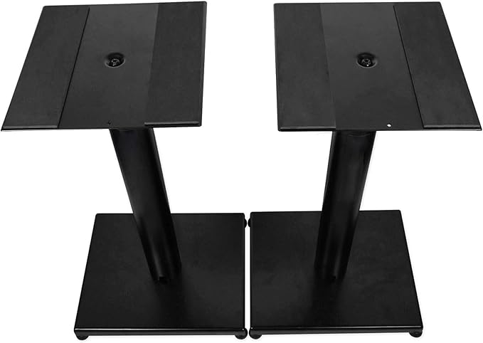 Rockville RS21B 21-Inch Steel Bookshelf Speaker Stands, 60 lbs Capacity - Image 3
