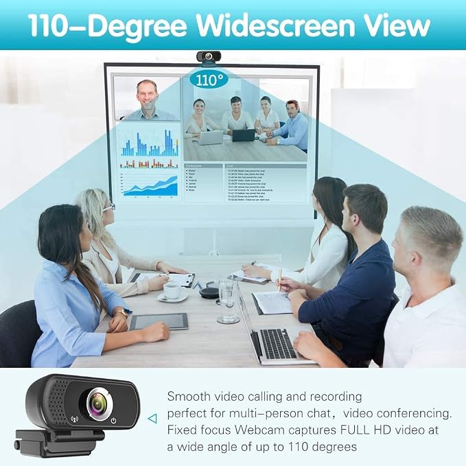 Webcam HD 1080p, Live Streaming HD Camera - Image 4