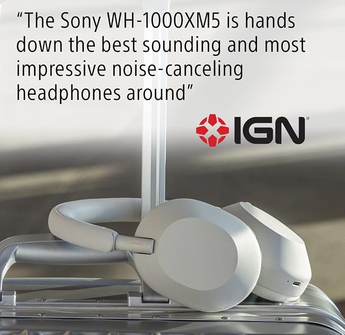 Sony WH-1000XM5 Premium Noise Canceling Headphones, Auto NC Optimizer, 30-Hour - Image 13