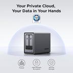 UGREEN NASync DXP2800 2-Bay Desktop NAS, Intel N100 Quad-core CPU, 8GB DDR5 RAM - Image 6