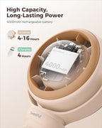 SWEETFULL Baby Stroller Fan - 4000mAh Rechargeable 4-Speed Quiet - Image 4